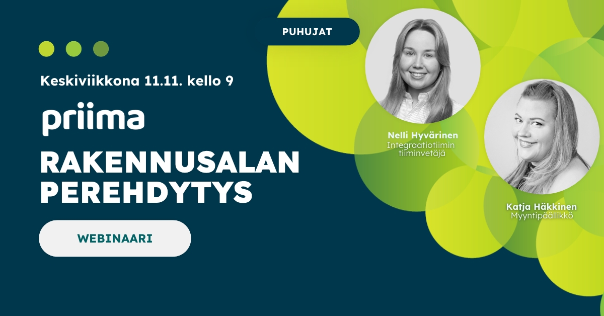 Priima rakennusalan perehdytys -webinaari 11.11.2026
